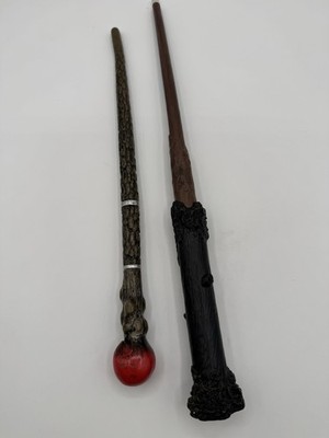 Harry Potter Wizarding World Wands Lot of 2 Warner Bros Universal Dark Wizard