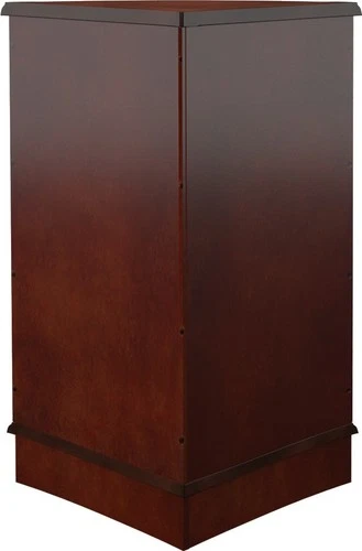 Elegant Cherry Veneer Corner Cabinet by Butler - Picture 3 of 7