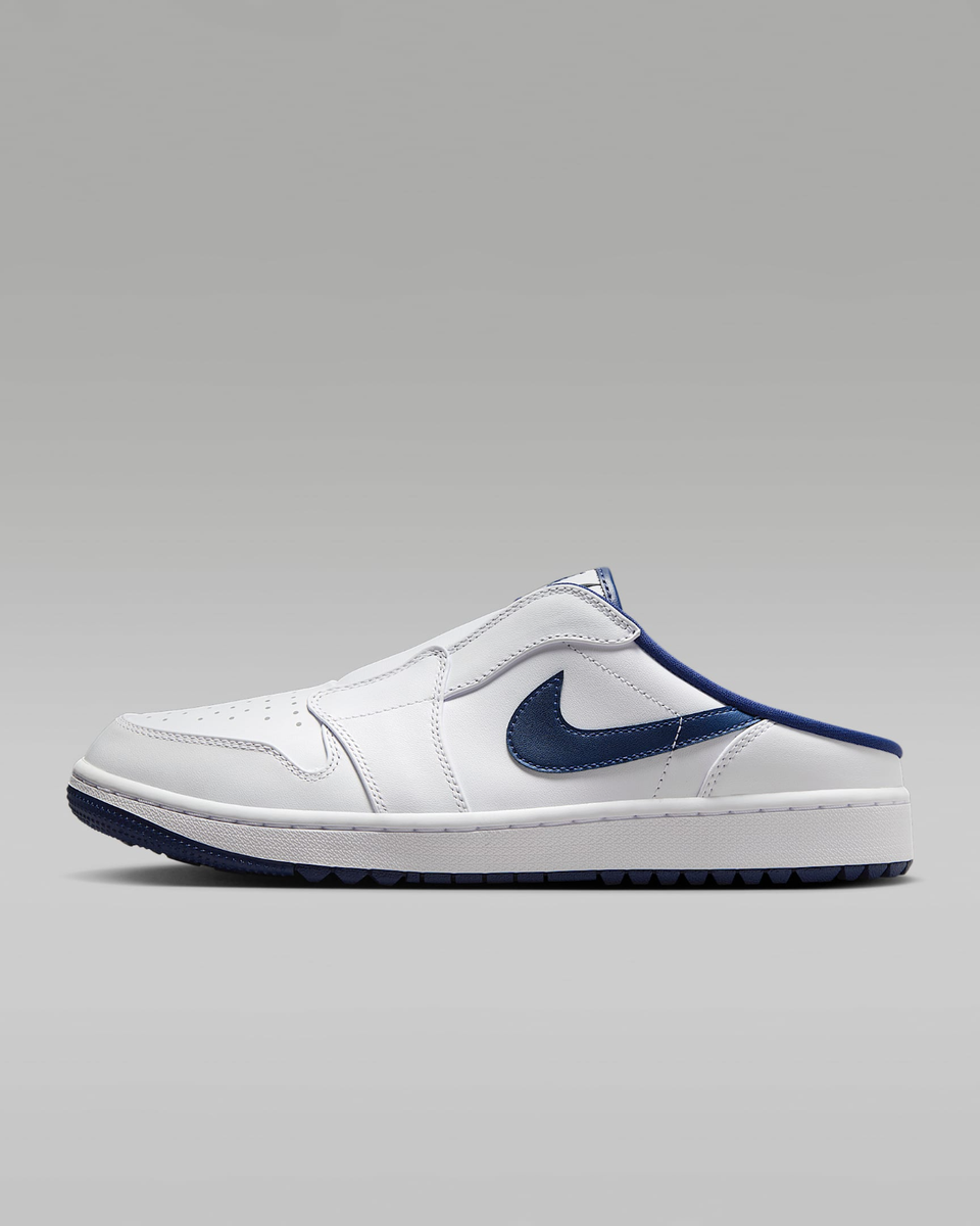 Nike Air Jordan Mule FJ1214-103 White/Midnight Navy Golf Men's