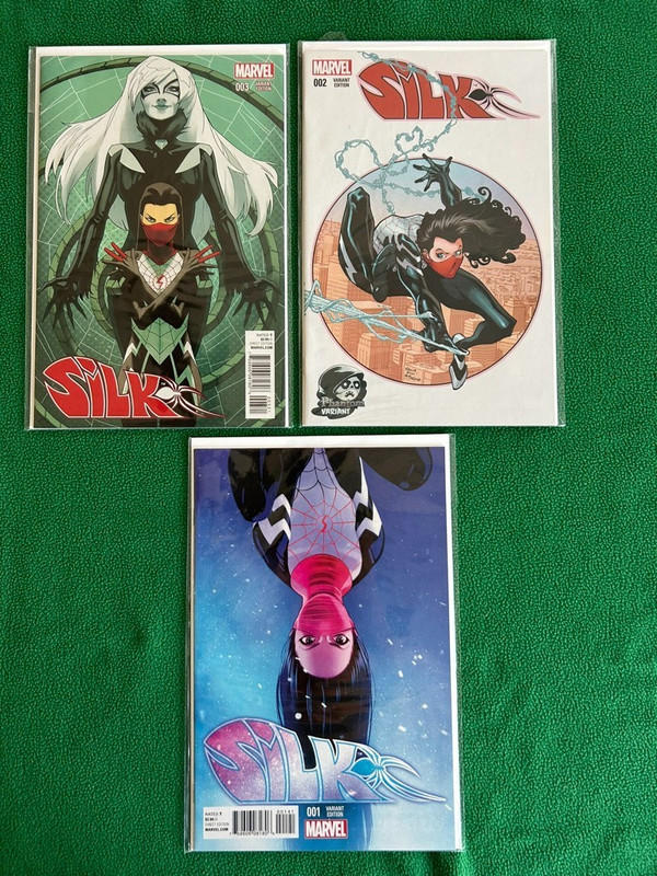 SILK #1, 2, 3 Stacy Lee Kris Anka Todd Nauck Variant Cover Lot of 3 2015 series