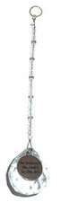 Sun Catcher Crystal with Charm, Rear View Mirror Car Charm Ornament, Hanging