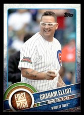 2015 Topps #FP-10 Graham Elliot First Pitch Card Chicago Cubs