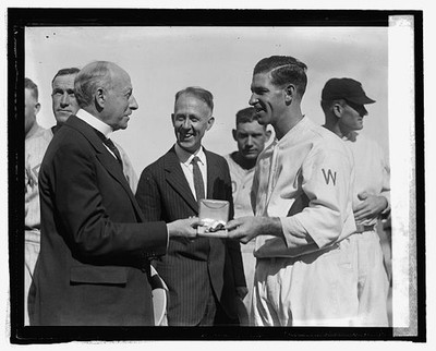 Presentation to Bucky Harris by Chamber of Commerce,9/6/24,September 1924,2