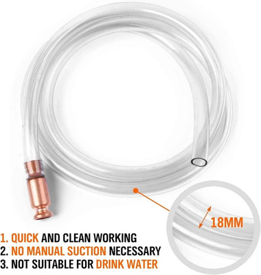 #ad Siphon Hose Pump Self Priming Jiggler Shaker Transfer Fuel Water Oil Gas US $7.98