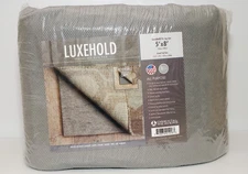 New Luxehold 5' x 8' Rug Pad Reversible For Carpet Or Hard Surfaces