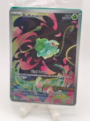 BULBASAUR POKEMON 133 SEALED 2025 MEGA EVOLUTION ENHANCED BOOSTER DISPLAY 1