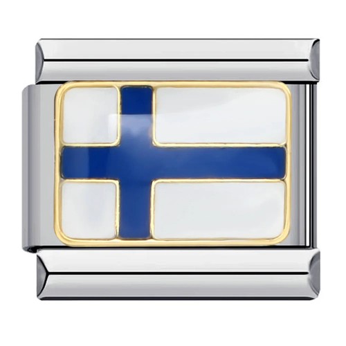 Flag Charm Links for Jewelry DIY Women Stainless Steel Country Enamel Beads Set - Picture 32 of 45