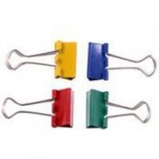 Clipper Assorted 19mm Foldback Clip Pack of 10 