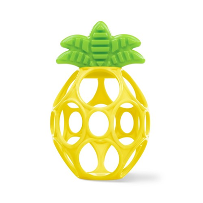#ad Bright Starts Oball Easy Grasp Pineapple Teether Toy Hold My Own Collection BP $15.20