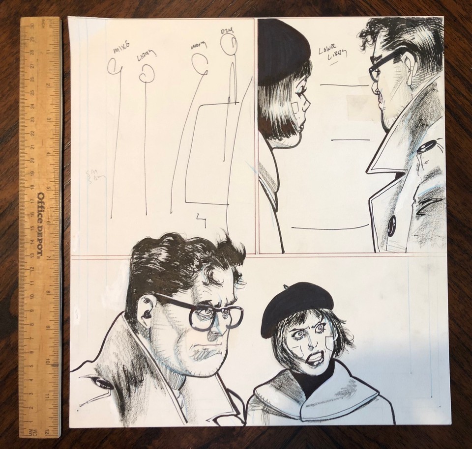HOWARD CHAYKIN original art Satellite Sam #11, p. 20 Comic Art
