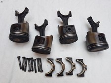 Kolben & Pleuel 1,7S CIH OPEL Rekord C Motor gebraucht Set #1