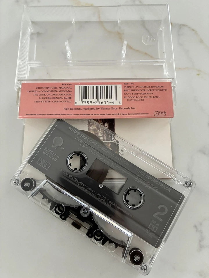 Vintage Retro Madonna Whos That Girl Album Tape Cassette - Good Condition - Image 3 of 3