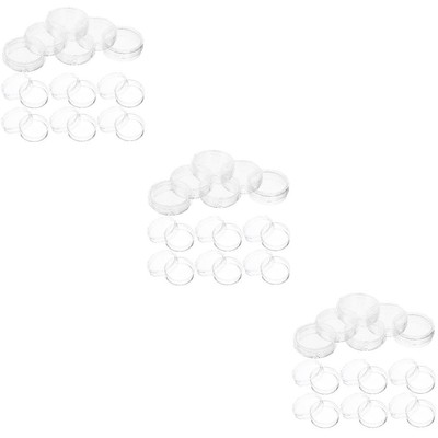 3 Pack Petri Dish with Lid Tissue Cell Culture Plate for Microscope