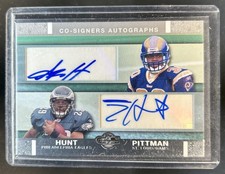 2007 Topps Co-Signers Antonio Pittman Tony Hunt Co Signer Auto #CSA-PH Cowboys