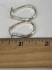 925 Sterling Silver Jewelry w/Hoop Earrings, Floral Ring 3.44g — photo 7