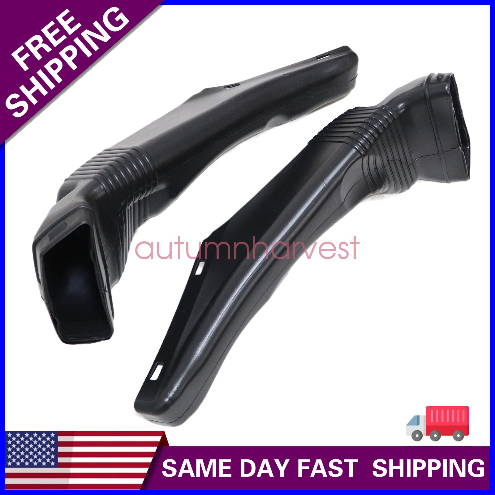 Pair For Bentley  Gt GTC Flying Spur Intake Air Duct Pipe Kit