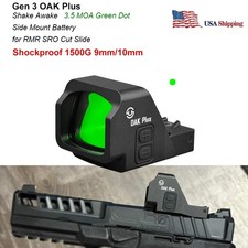 OAK PLUS Gen 3 Tactical Sight 3.5 MOA Green Dot  for RMR/SRO Cut Springf ECHELON