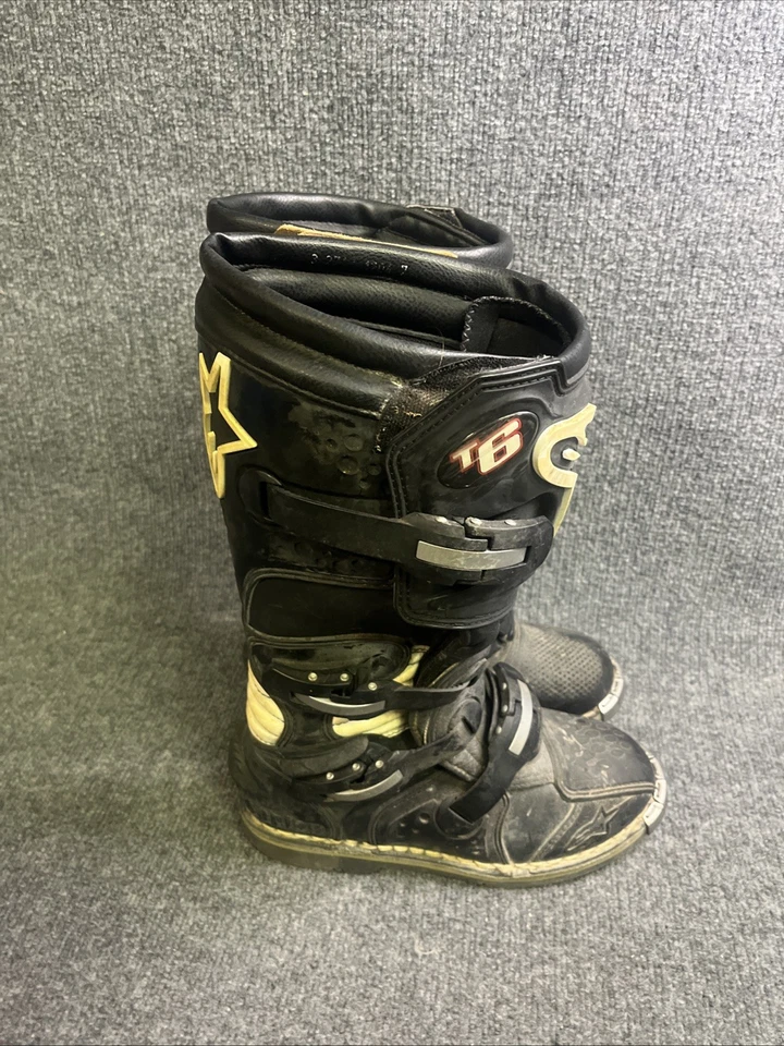 Alpinestars TECH 6 T6 Off Road Dirt Bike Motocross Boots Men’s Sz 7 (Flaw) - Image 4 of 4