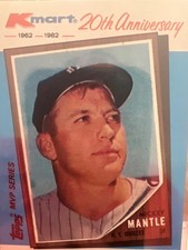 1982 Topps Kmart MVP Series - Mickey Mantle #1