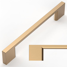 10 Pack Champagne Bronze Cabinet Pulls 5 Inch 128Mm Hole Centers Kitchen Cabine