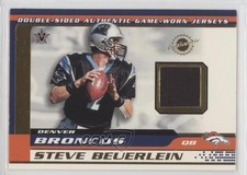 2001 Pacific Vanguard Double-Sided Jerseys Steve Beuerlein Tim Biakabutuka 0q3
