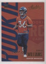 2018 Panini Absolute Rookie Spectrum Red 85/100 David Williams #130 0q3