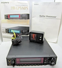 SONY HR-GP5 GUITAR PROCESSOR VINTAGE MULTI EFFECT INSTRUCTION MANUAL INCLUDED