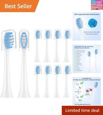 2024 Upgraded, Extra-Soft Toothbrush Replacement Heads Compatible with Philip...