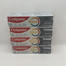 LOT OF 4 Colgate Total Deep Clean Paste Toothpaste, 3.3oz each (EXP 2026+)