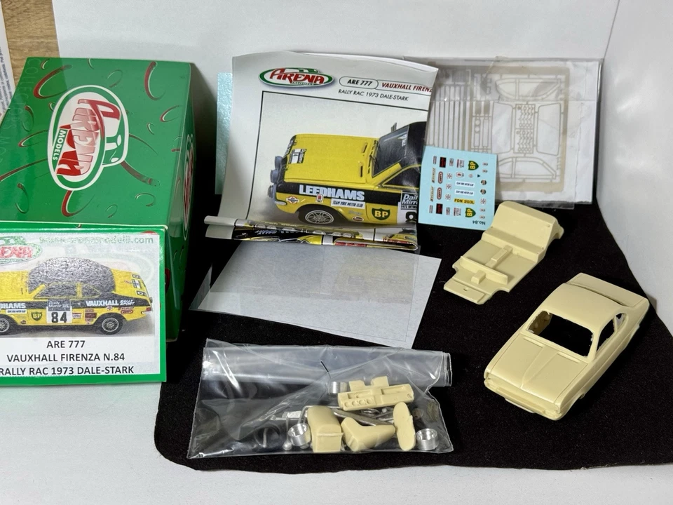 ARENA 1:43 VAUXHALL FIRENZA N.84 RALLY RAC 1973 DALE-STARK KIT ARENA ARE777 1:43 - Immagine 4 di 4