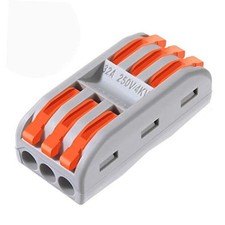 10pcs Conductor Compact Connectors Lever Wire Nut 10 Pcs 3 series circuit
