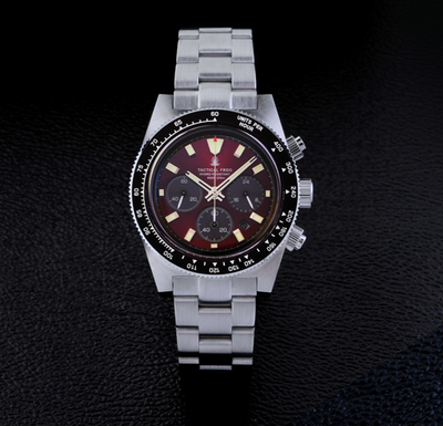 Tactical Frog Seiko VS75A Solar Powered Chronograph Sapphire