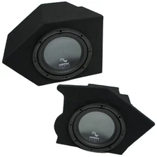 93-02 Pontiac Firebird Coupe Rear Pocket Harmony R104 Dual 10" Sub Box Enclosure