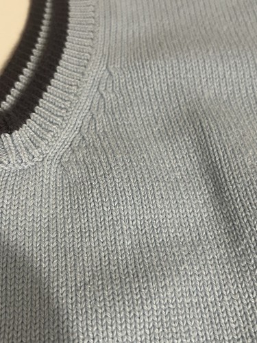 Gymboree Blue Knit Boys Sweater Vest Argyle Diamond Size 4 vintage - Picture 6 of 8