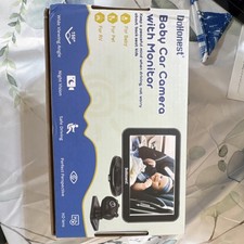 DoHonest Baby Car Camera Monitor HD Night Vision Wide Viewing Angle Black