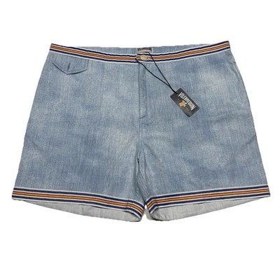 Vilebrequin Mens Swim Shorts - Mawaii Solid Fitted Style: MAWU1L73 Denim