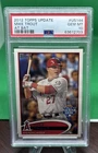 2012 Topps Update #US144 Mike Trout At Bat PSA 10 GEM MT Angels ⚾️Future HOF(er)