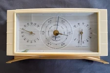 VTG Deco MCM Airguide Desktop Weather Station Barometer Temp Humidity