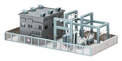 TOMIX Spur N Umspannwerk Bausatz grau 4223 Modelleisenbahn Zubehör NEU