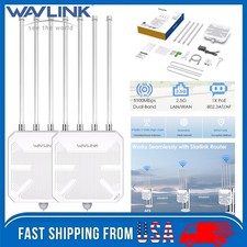 WAVLINK WiFi 7 BE5100 Outdoor WiFi Extender POE Powered IP67 for Farm Yard RV