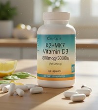 Vitamin K2 MK-7 D3 800 mcg 5000iu - a1 Top Quality./