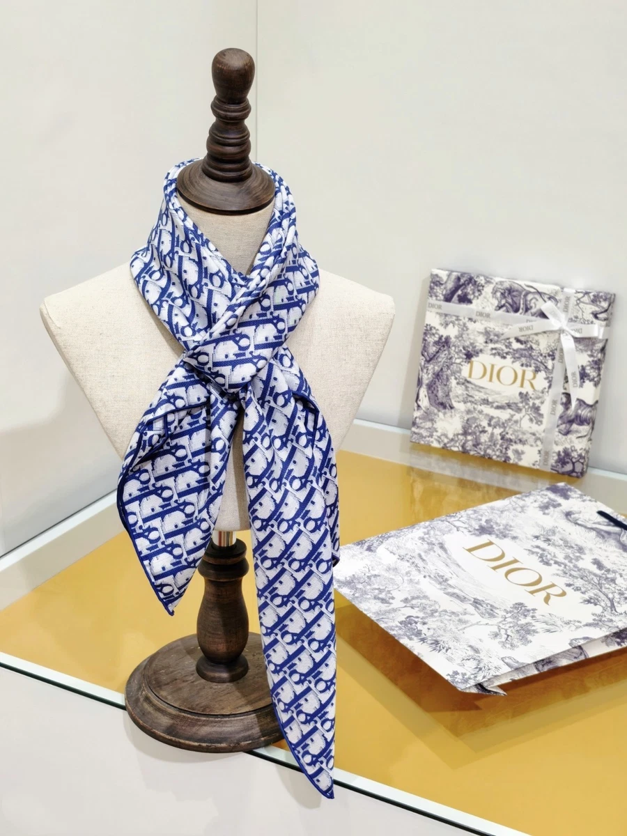 Dior Blue Scarves & Wraps for Women for sale - eBay