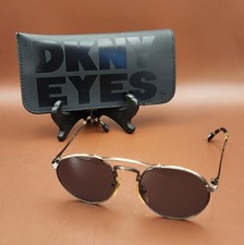 Rare Vintage DKNY KO245 GRAND Sunglasses Aviator Tortoise shell w/ Original Case