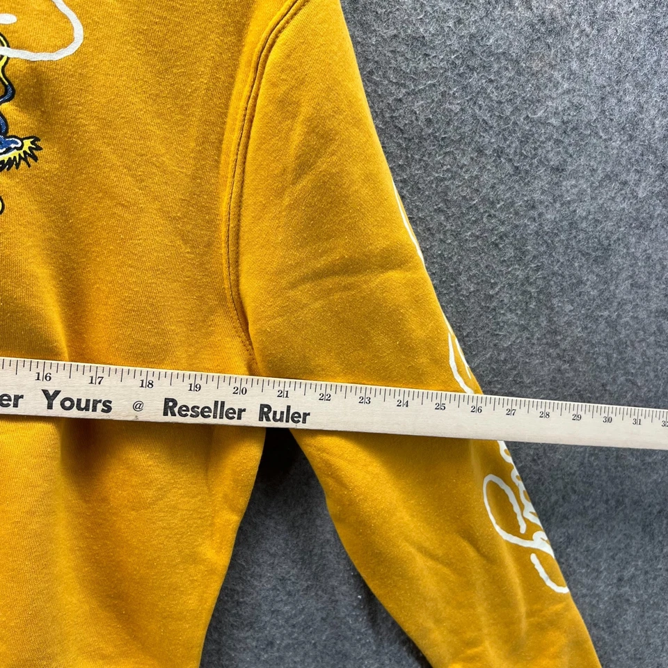 Ed Hardy Sudadera con Capucha Mujer Grande Amarillo Dragón Gráfico Pullover Chaqueta Ropa de Calle Y2K Foto 4 de 4