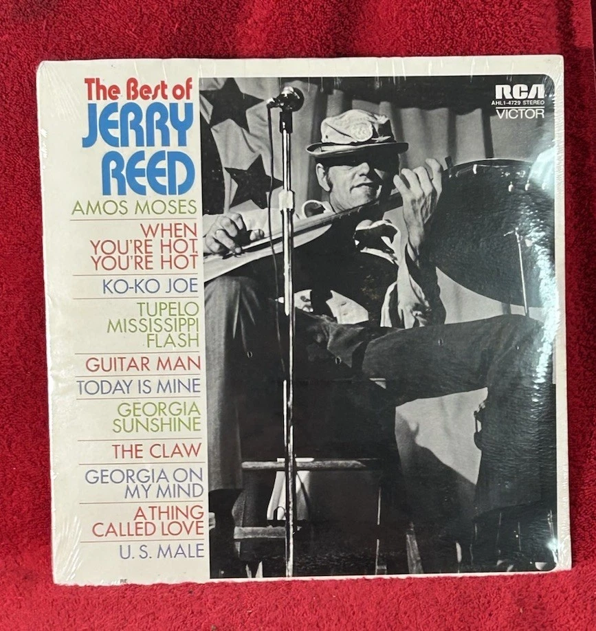 1975 Best of Jerry Reed RCA Victor LSP 4729 Stereo Vinyl LP Folk & Country Music - Image 3 of 3