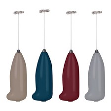 Milk Coffee Frother Latte Hot Chocolate Whisk Frothy Blender Mixer Battery PowER
