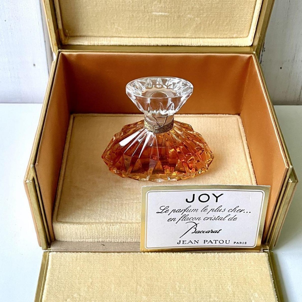 Joy Parfum Jean Patou Baccarat Crystal 30ml/1 oz. EDP perfume