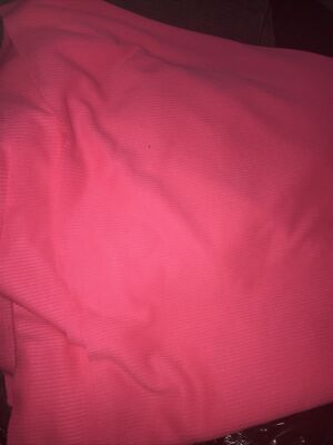 100% Strick Baumwolle 2x2 Ripp Stretch Rippstoff 2m x150cm / in Cerise Farbe