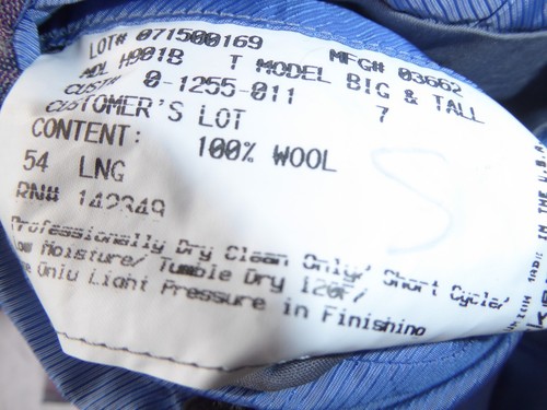 2XLT Hickey Freeman, 54"L £1,200 NWT, 100% wool - the finest quality from USA ! - Picture 3 of 21