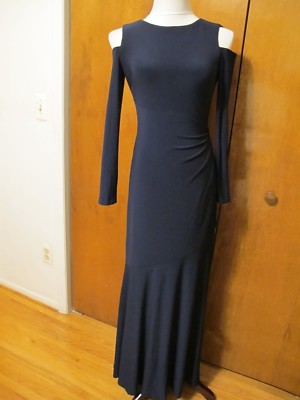 knee length dresses for ladies Chiffon V-Neck Ruffles Sleeve Back Cutout Pleated Bridesmaid Dress